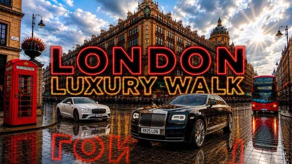 London Walk 4K Offers an Immersive Experience Through the City's Most Luxurious Areas